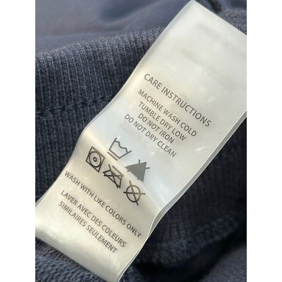 NWT Mono B Womens 2 Piece Set Short Sleeve T-Shirt & Sweat Shorts Blue Size S - Picture 7 of 11